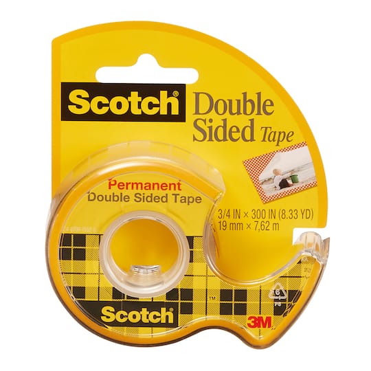 Scotch&#xAE; Double Sided Tape, 0.75&#x22;